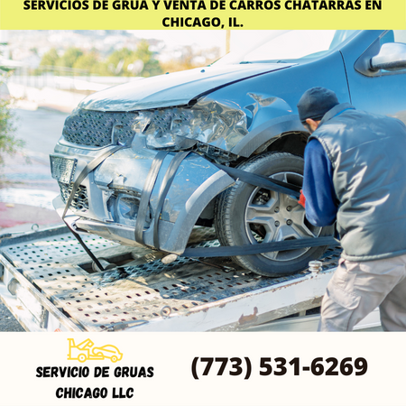 Servicios de grúa y venta de carros chatarras en Chicago, IL.